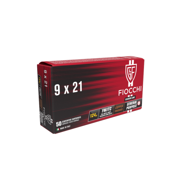 FIOCCHI 9X21 FMJTC 124gr